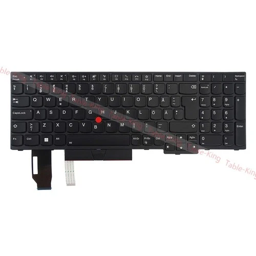 Schwedisch Backlit Tastatur für Thinkpad T15 gen1/T15 gen2/P15s gen1/P15s gen2