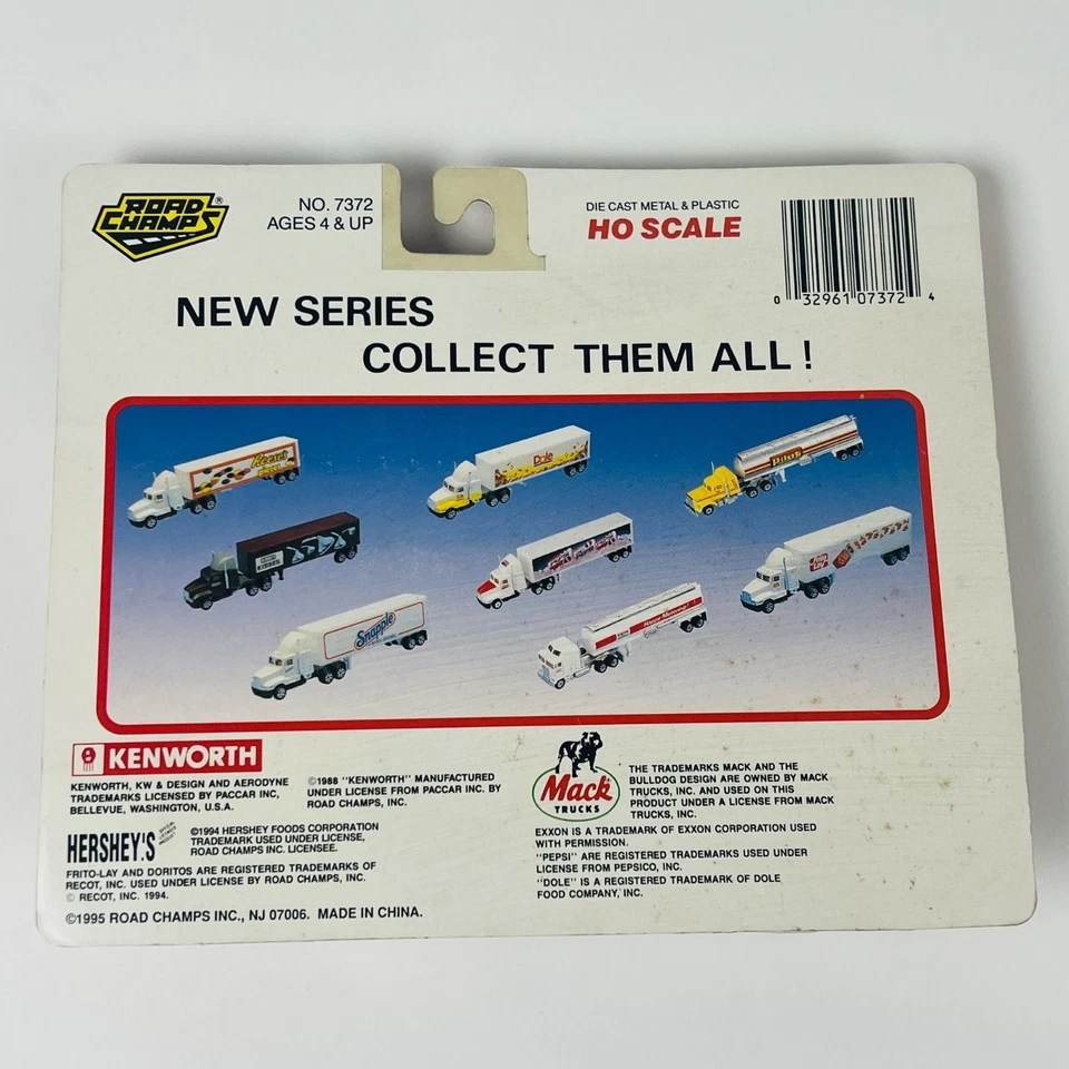 Camiones Kenworth Road Champs escala 2 HO Hershey’s Kisses Shurfine entrega semi Foto 3 de 4