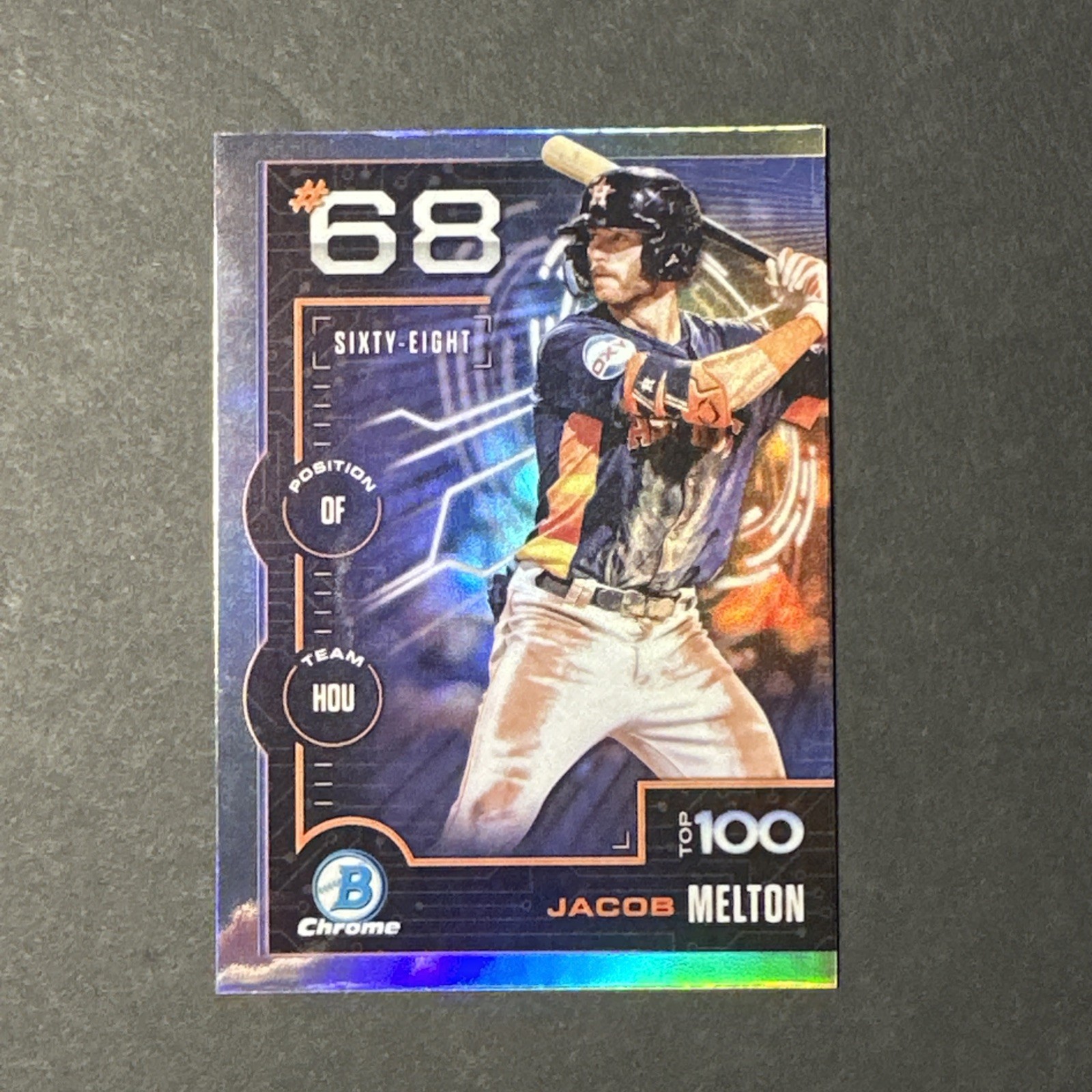 Jacob Melton 2025 Bowman Chrome Scouts Top 100 Refractor #BTP-68