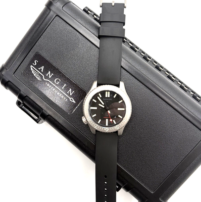 Sangin Instruments Kinetic II Expedition (K2E) GMT Matte - Genuine