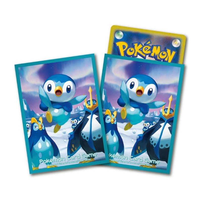 Pokemon Center Original Card Sleeves Piplup Prinplup Empoleon JAPAN OFFICIAL