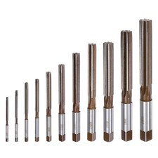 11pcs Hand Reamers Set 3mm-20mm H8 Metric Alloy Steel Reamer Bit Straight Flutes