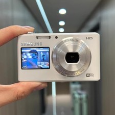 Samsung DV150F Digital Camera 16.2MP 5x zoom Dual LCD Screen English White