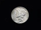 1938-D Mercury Silver Dime Full Bands Uncirculated 40317