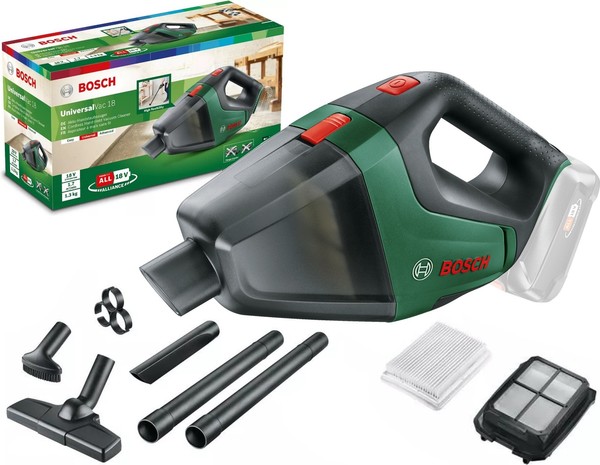 Bosch Akku-Staubsauger Handstaubsauger 18 V Universalvac + ZubehöR 06033B9102-image