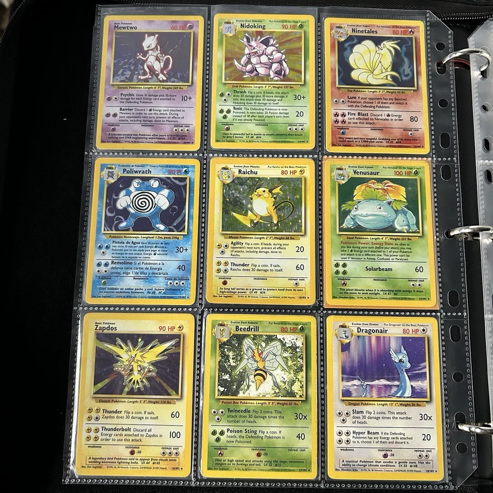 100% Complete Base Set 102/102 Vintage Master Pokemon Cards HOLO 1999 Charizard - Image 2 of 4