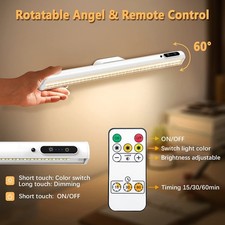 BLS Luci LED Wireless Con Telecomando 6 Pezzi | Illuminazione Sottopensile Con Timer E Cambio Colore, Batterie AA - 3