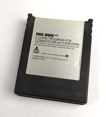 Commodore 64 C64 -- DIG DUG (Atarisoft) -- Modul Cart -