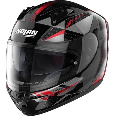 Nolan Motorradhelm N60-6 Verkabelung Medium schwarz rot Integralhelm Motorrad