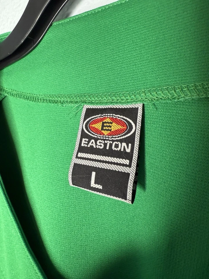 Camiseta de béisbol Easton talla grande para hombre verde vintage Y2K CH día de San Patricio Foto 3 de 4
