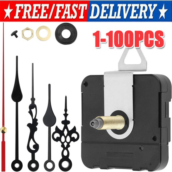 DIY Clock Parts Movement Quartz Mechanism Wall Replacement R