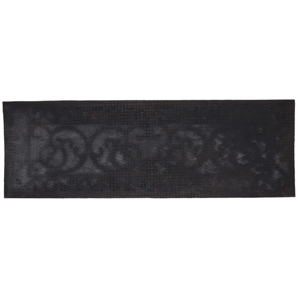 Fußmatte Türmatte Türvorleger Gummi Kokosnuss braun schwarz Vintage 120x40cm - Bild 4 von 4