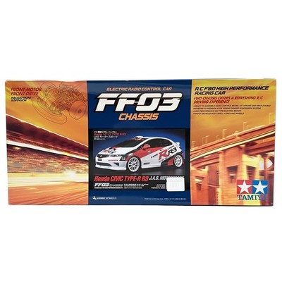 TAMIYA 1/10 Electric RC Car Civic TYPE R R3 FF-03 58476 Honda Euro