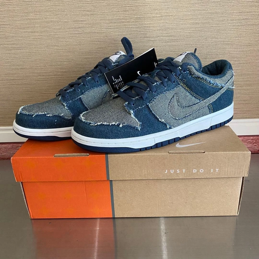 Nike SB Dunk Low CL Denim 2005 Navy Blue Size 9.5 Rare Nike Dunk Cl Low Denim for Sale | Authenticity Guaranteed | eBay main image 3