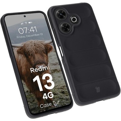 Handyhülle für Xiaomi Redmi 13 4G Bizon Case Cover Schutz Hülle Etui Schwarz