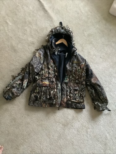 Scent Blocker Jacket Men L Realtree 3D Camouflage / Hood And Liner Nice - Picture 1 of 6