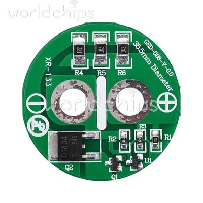 10pcs universal 2.7V 500F super capacitor 35mm balancing protection board #hj