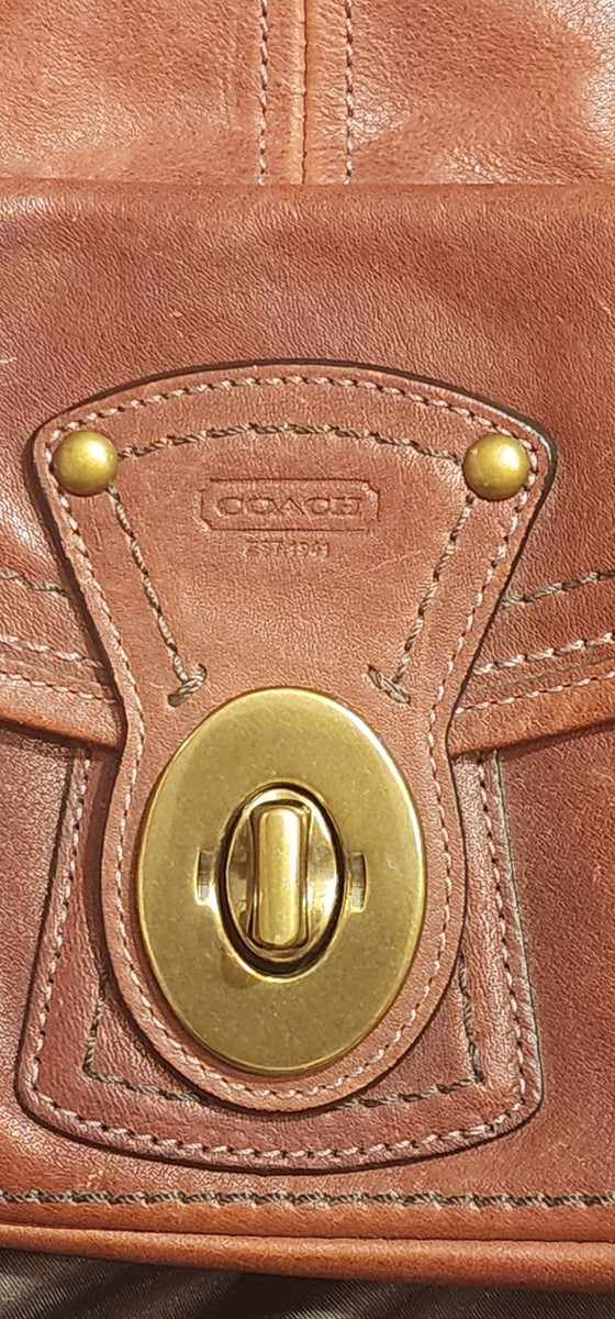 COACH Legacy 65th Anniversary Brown Whiskey Vachetta Leather