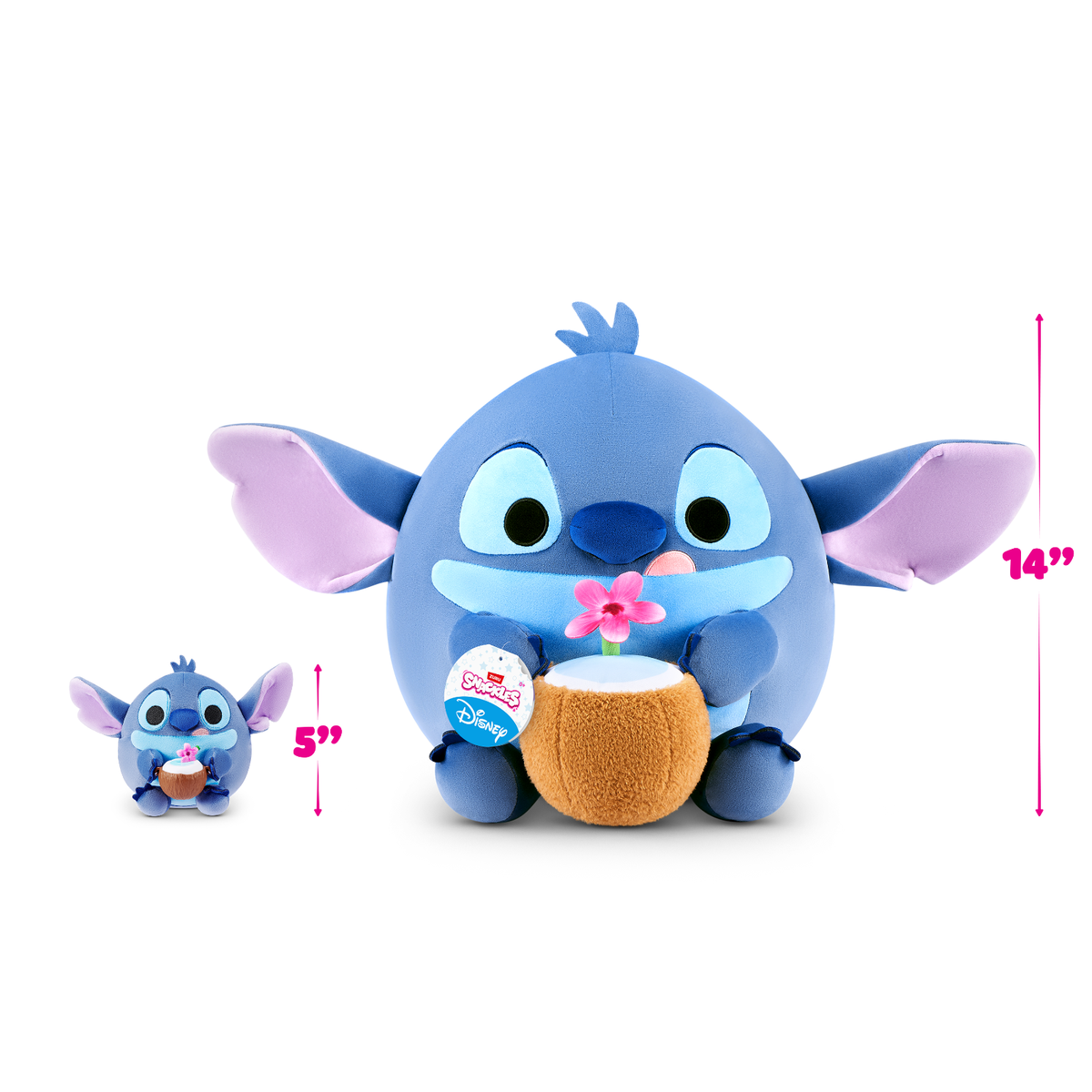 Snackles Disney 14-inch Plush by ZURU, Plush with Snack Accessory