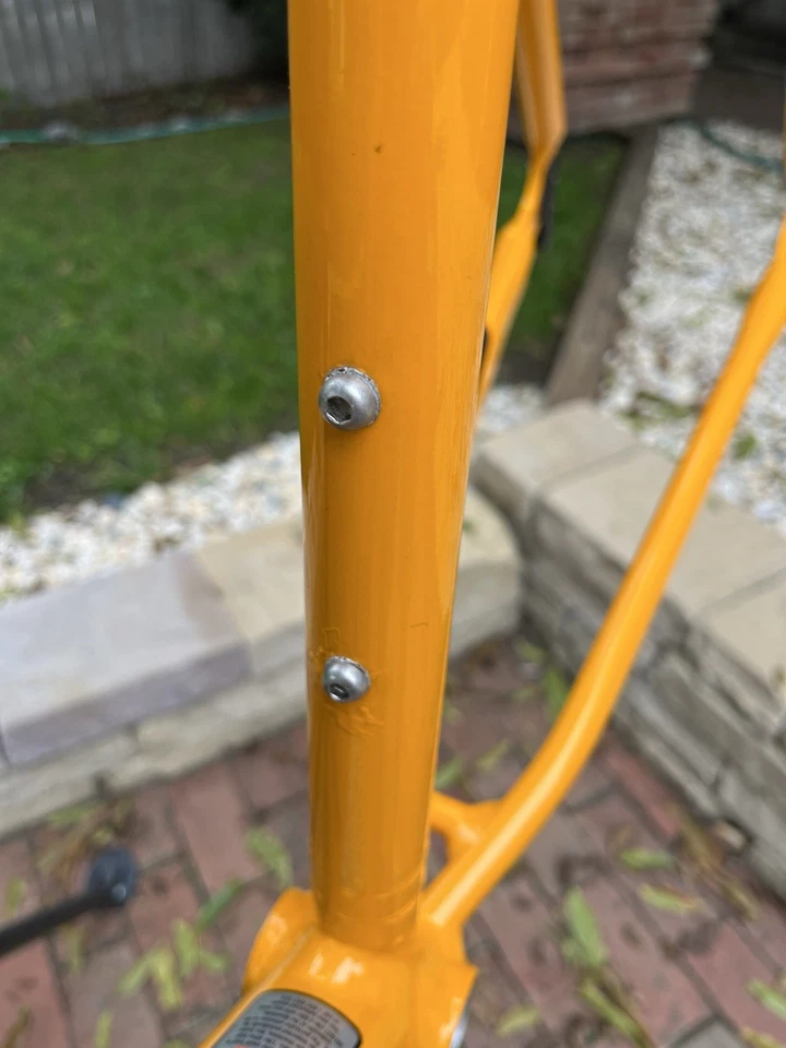 90s Cannondale CAD2 17.5” Mountain Bike Frame Mango Paint Color - Image 4 of 4