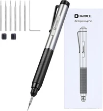 Cordless USB Rechargeable Engraver Pen with Premium Bits for Multi-Surface Use