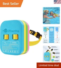 Waterproof Kids Swim Trainer Float: Back Belt for Confident Swimmers 3-12