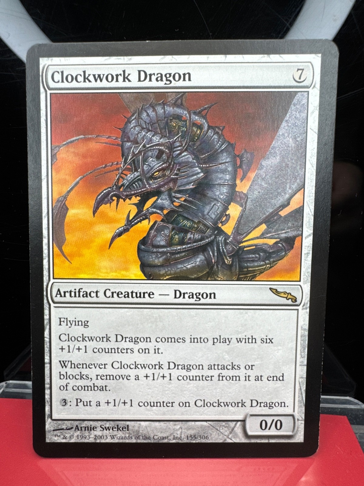 Magic the Gathering: Clockwork Dragon (Regular) - Mirrodin (R 155 MRD)