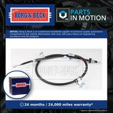 Handbrake Cable Rear Left BKB3916 Borg & Beck Hand Brake Parking 597601Y300 New