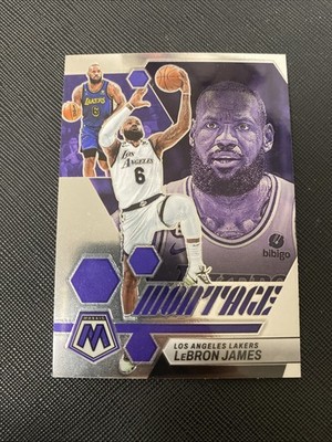 2022-23 Panini Mosaic Montage LeBron James #3 Los Angeles Lakers