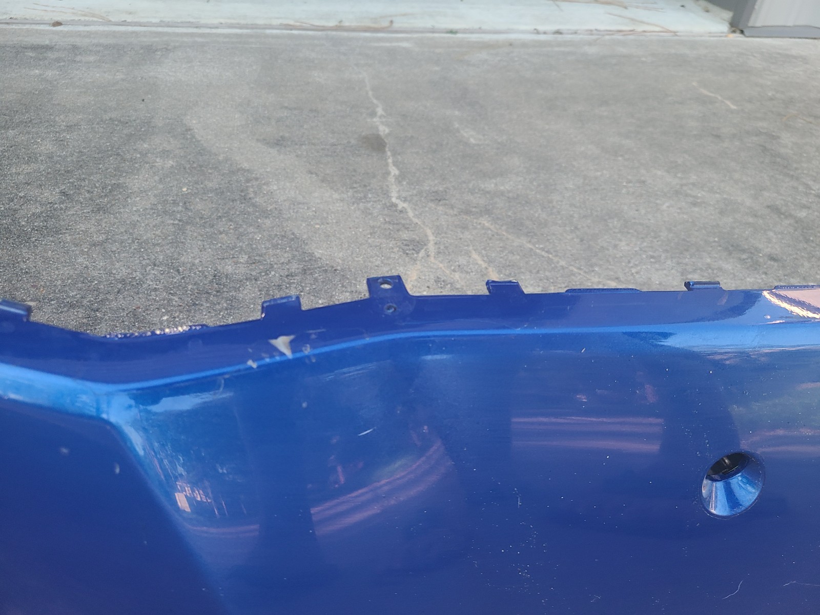 Lamborghini Huracan Rear Bumper Blue P/N 4T0807301AC