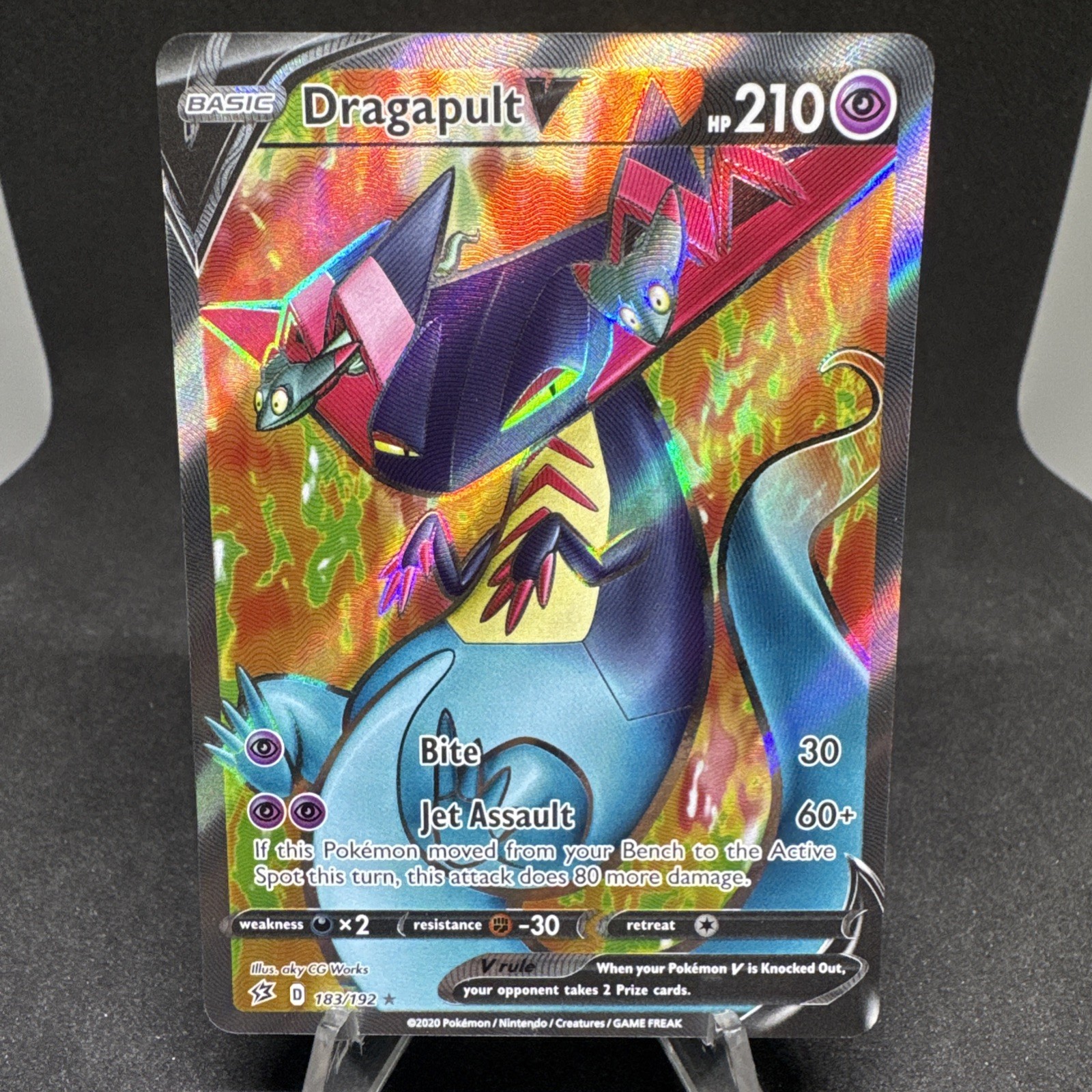 Dragapult V - 183/192 Rebel Clash (Pokemon) Ultra Rare