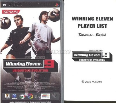 Winning Eleven 9 Ubiquitous Evolution - PSP - JAP