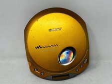 Sony D-E350 RARE Gold CD Player ESP MAX Portable - WORKS
