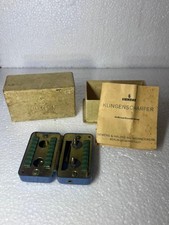 Siemens Halske Razor Blade Sharpener Klingensch&auml;rfer Germany w/ Box & Manual