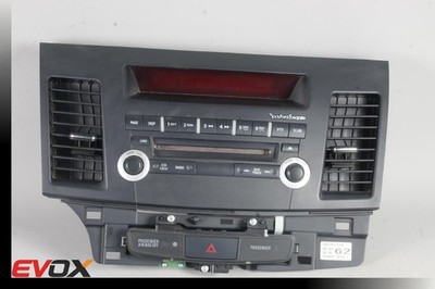 08-15 LANCER EVOLUTION X EVO 10 -MR / GSR - RADIO STEREO FACE PLATE - OEM 66