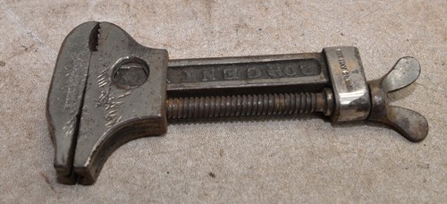 Antique Lowertraut 20th Century buggy wrench multi tool head pat 1906 adjustable - Picture 4 of 7