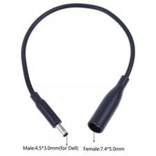 DC 7.4mm TO 4.5mm Charger Power Supply Adapter Charging Converter Cable For Dell