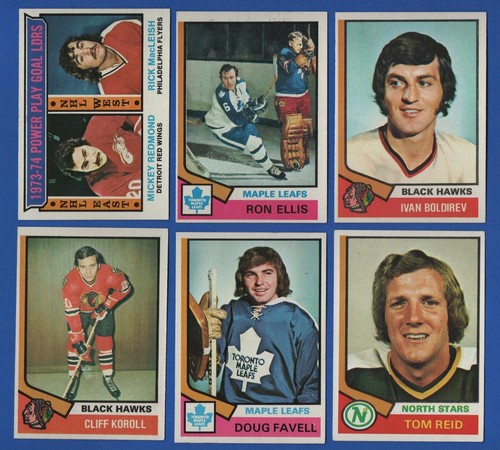 1974-75 TOPPS 74-75 NHL HOCKEY CARD 1-132 + ERROR SEE LIST - Picture 77 of 218