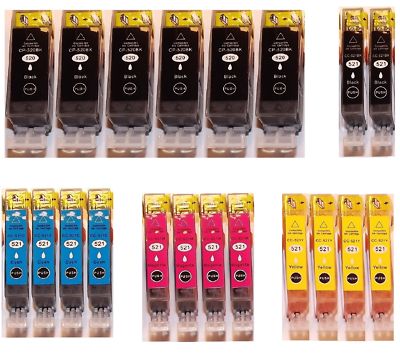 20x Patronen für Canon PIXMA IP4600X IP4700 MP540 MP540X MP550 MP560 MP620 MP640