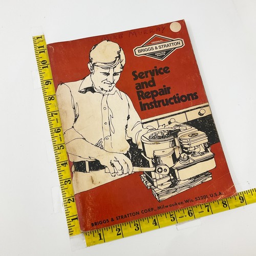 Briggs and Stratton Service and Repair Instructions 1977 Softcover Book - Picture 12 of 17