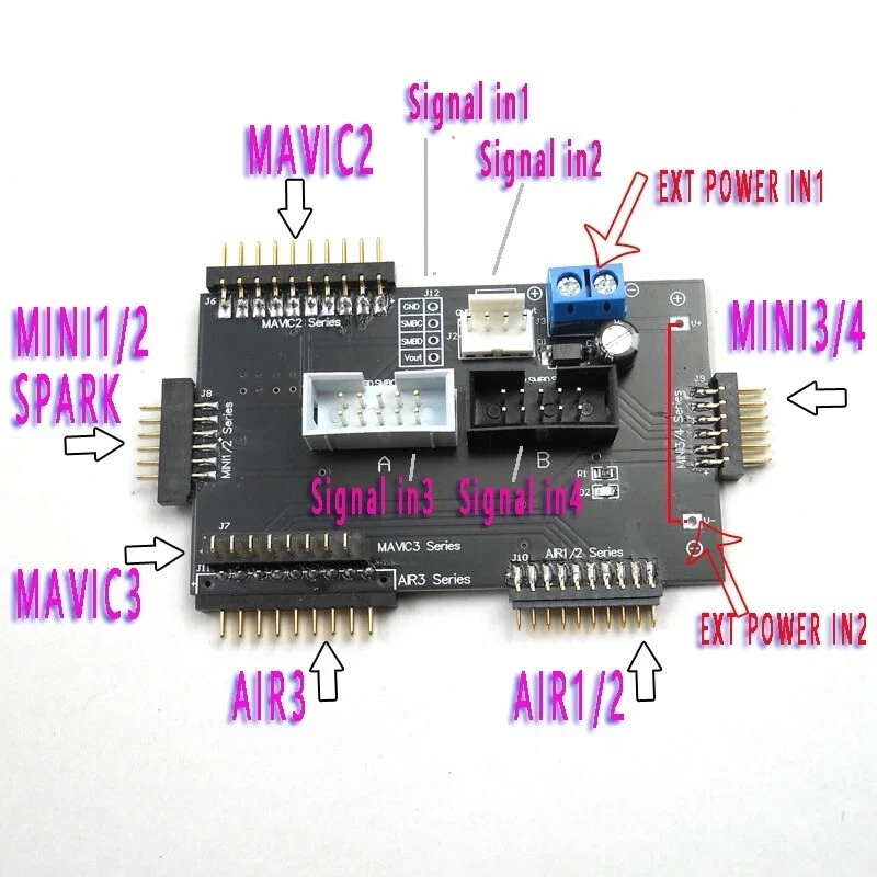 DJI battery adapter board EV2400 debugger programmer  repair unlock connection - Image 2 of 4