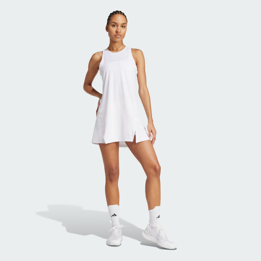 Adidas Club Tennis CLIMACOOL White Dress Womens Size M w Shorts FREE SHIPPING 9190₽