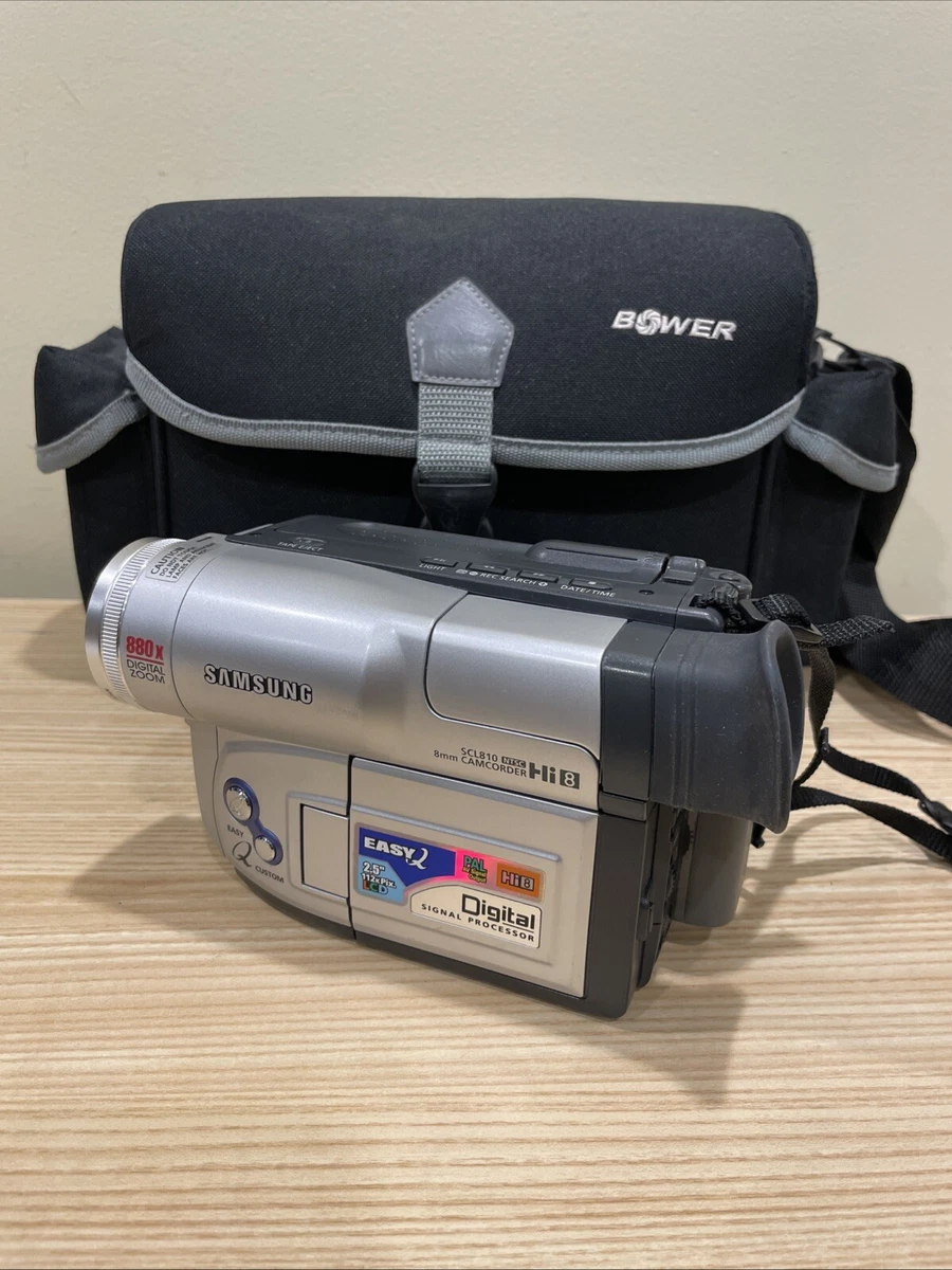 Samsung SCL810 Camcorder Hi8 Tape + Bag And Manual ***Parts Only