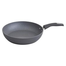 Utensilios de cocina antiadherentes Bialetti Impact, 12 pulgadas Sartén para saltear, gris