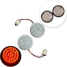 1156 Balle Rouge Clignotant Lentille Couverture Pour Harley Sportster XL Softail