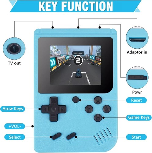 Built-in 500+ Classic Games Handheld Retro Video Game Console Gift  - Bild 3 von 4