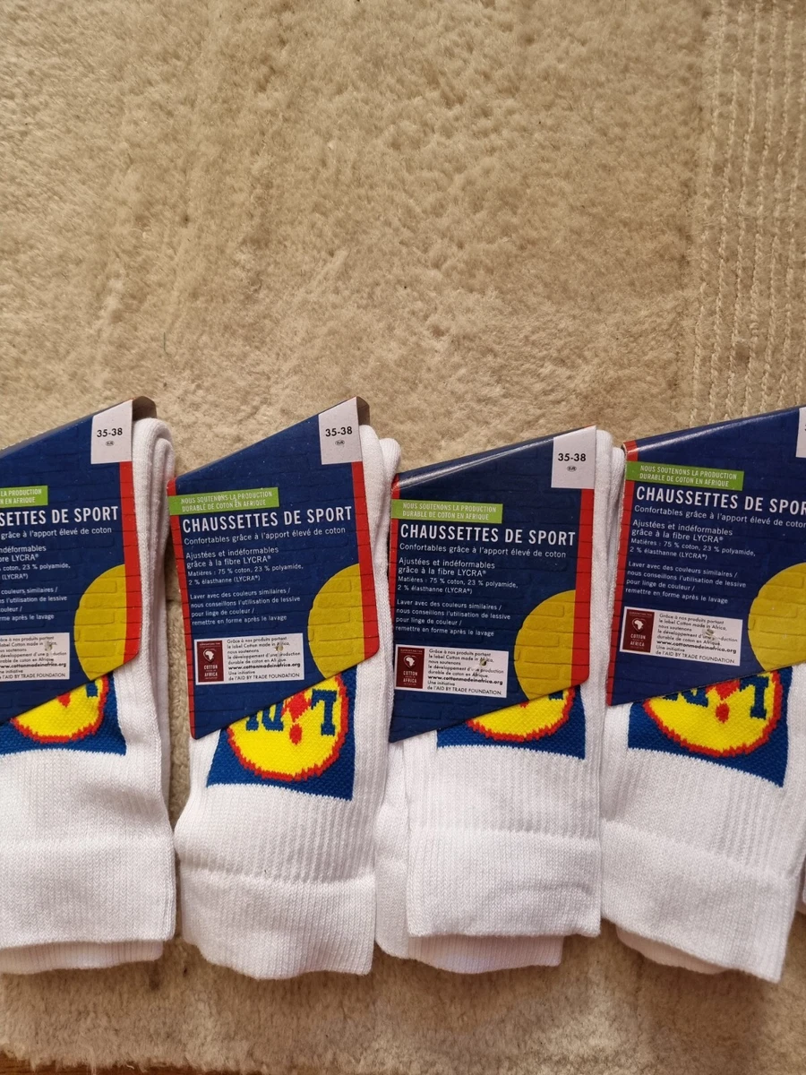 CHAUSSETTES LIDL 35-38 BOX LOGO NEUF POUR 1 PAIRE