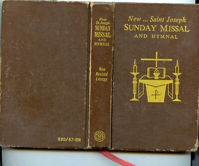 1966 - New...Saint Joseph Sunday Missal & Hymnal, Catholic Book, Nice Condition