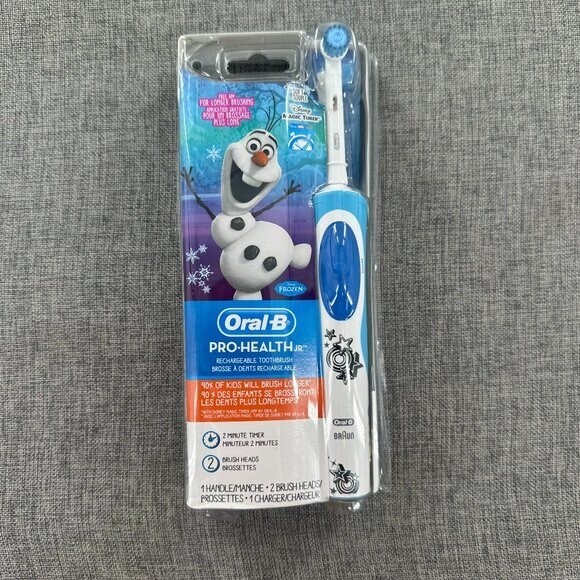 New Oral-B Pro-Health Jr Disney Frozen Rechargeable Toothbru