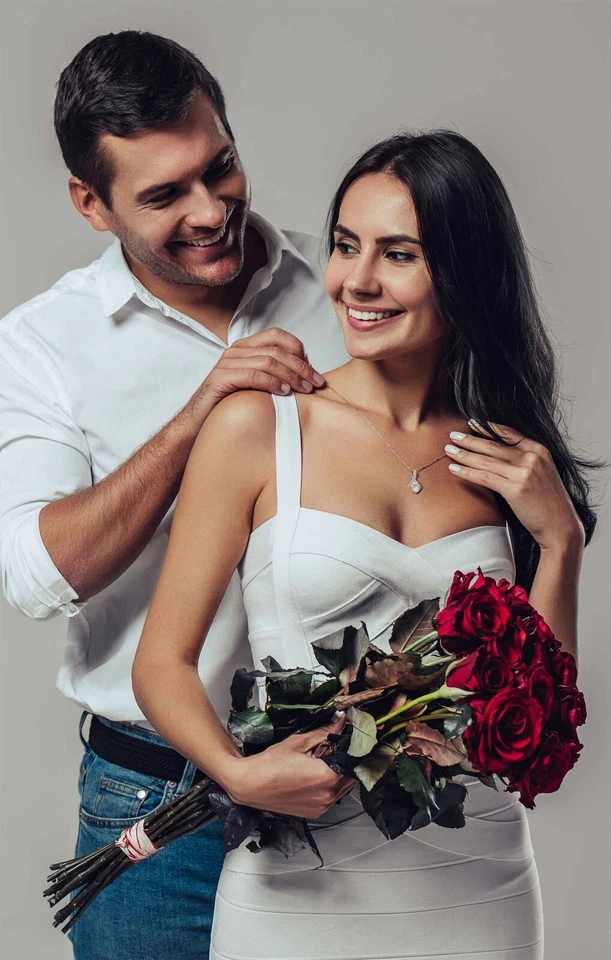 Collar A Mi Esposa, Esposa Regalo Navidad, Joyería Colgante Regalo, Regalo Para Ella! Foto 3 de 4